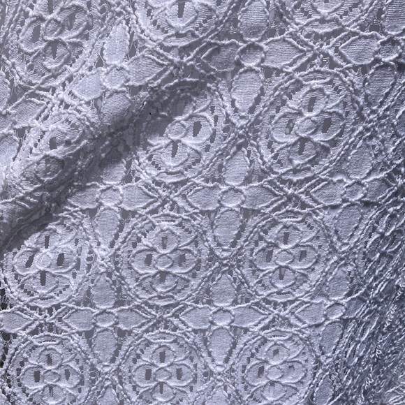 Catherines white lace over white liner plus size sheath dress size 4X - Picture 9 of 9